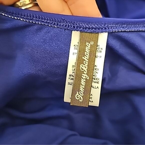 Tommy Bahama Full One Piece Suit Blue 4 - Picture 5 of 6